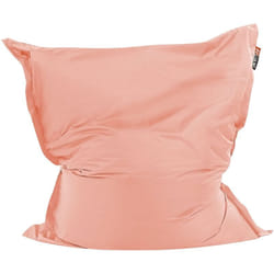 Beliani - Housse pour Grand Pouf Rose en Nylon 140 x 180 cm avec Fermeture Zip Fuzzy