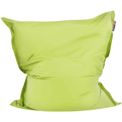Beliani - Housse de Pouf Grande Taille avec Fermeture Éclair Imperméable Durable Intérieur Extérieur 140 x 180 cm en Nylon Vert Citron Fuzzy