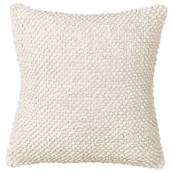 Beliani - Coussin Décoratif en Coton Beige 45 x 45 cm Texturé Carré Très Confortable Joara