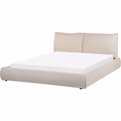 Cadre de lit rembourré de style contemporain. Rénovez votre chambre à coucher avec cet élégant lit de style contemporain. Tap ...