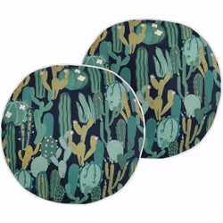 Set de 2 coussins d'extérieur. Adoptez le chic inspiré du désert dans votre décor avec ces deux coussins ornés d'un motif de ...