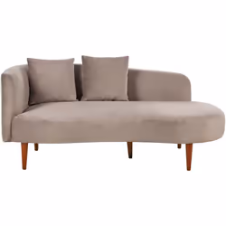 Canapé méridienne rembourré avec coussins extra. Apportez une touche contemporaine à votre salon avec cette chaise longue. Fa ...
