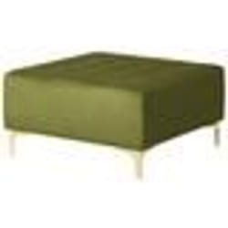 Ottoman en velours vert ABERDEEN