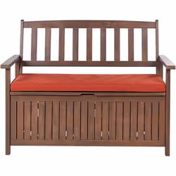 Banc d'extérieur. Rehaussez l'aspect de votre espace extérieur avec ce banc en bois. Fabriqué en bois d'acacia de haute quali ...