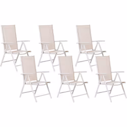 Fauteuils metteur en scène. Ce lot de 6 chaises de jardin vous procurera des moments agréables dans votre jardin ou terrasse. ...