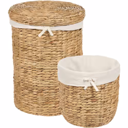 Paniers fait main. Un ensemble de paniers comme celui-ci s'avère être un complément essentiel à chaque maison et à chaque piè ...