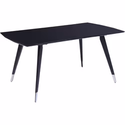 Table de cuisine rectangulaire. Cette table rectangulaire confère une touche de modernité à votre salle à manger. Son plateau ...