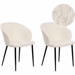 Ensemble de chaises de repas rembourrées. Complétez le look de votre salle à manger avec cet ensemble de chaises rembourrées. ...