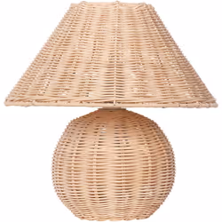 Lampe de chevet naturelle. Cette lampe d'inspiration bohème ne manquera pas de rafraîchir votre intérieur et d'éclairer n'imp ...