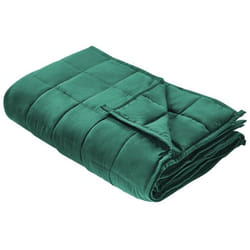 Couverture lestée 4 kg 100 x 150 cm vert émeraude NEREID
