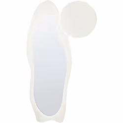 Miroir à suspendre. Redéfinissez votre décor avec ce miroir mural de style moderne. Son cadre en velours robuste garantit sa  ...