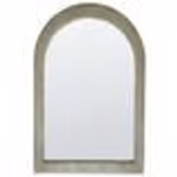 Miroir mural en velours vert 60 x 90 cm HURIEL