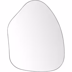 Miroir à suspendre. Enjolivez votre espace sans effort avec ce merveilleux miroir. D'allure minimaliste, la silhouette ovale, ...