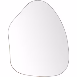 Miroir à suspendre. Enjolivez votre espace sans effort avec ce merveilleux miroir. D'allure minimaliste, la silhouette ovale, ...