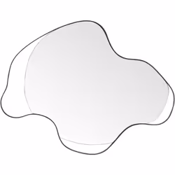 Miroir à suspendre. Découvrez l'allure avant-gardiste de ce miroir décoratif. Incarnation du minimalisme moderne, ce miroir d ...