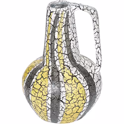 Récipient pour fleurs sèches. Pour un ajout unique à votre espace de vie, présentez ce vase décoratif fabriqué à la main. Son ...