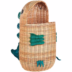 Corbeille en forme de dinosaure. Libérez la magie avec ce panier fait main pour une chambre d'enfant. Ce compagnon de rangeme ...