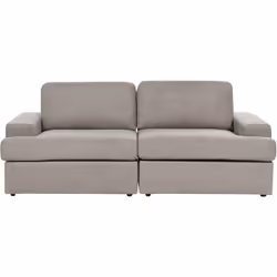 Canapé rétro à assise large. Meublez votre salon avec ce canapé au design classique qui s'harmonisera parfaitement avec des s ...