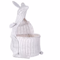 Corbeille en forme de kangourou. Donnez à vos enfants une bonne raison de ranger avec ce superbe panier kangourou en rotin. C ...