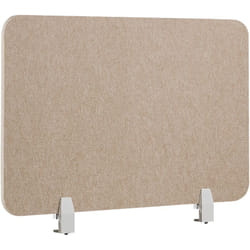 Beliani - Panneau Séparateur de Bureau Acoustique et Visuel 80 x 50 cm en Polyester et Matériau Synthétique Beige Split