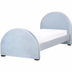 Lit 1 place à tête de lit ronde. Relookez la chambre de votre enfant avec ce charmant lit, parfait pour créer une retraite do ...