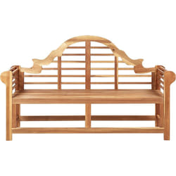 Banc Jardin Classique Design Lattes 196 cm en Bois d'Acacia Clair Marlboro
