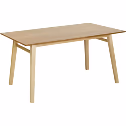 Table de cuisine de style scandinave. Pouvant accueillir jusqu'à 6 personnes, cette table de salle à manger est un choix idéa ...