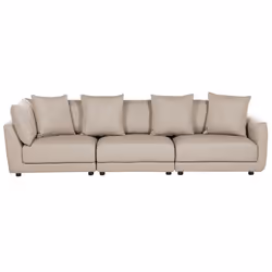 Canapé 3 places en tissu beige SIGTUNA