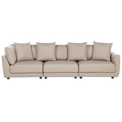 Canapé 3 places en tissu beige SIGTUNA