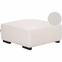 Pouf large pour salon. Ce confortable ottoman est le complément idéal de votre canapé d'angle ou peut être utilisé comme pièc ...