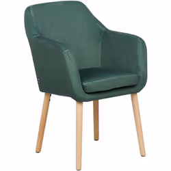Chaise de repas rembourrée. Ajoutez un peu de charme classique à votre salon ou à votre salle à manger avec cette chaise élég ...