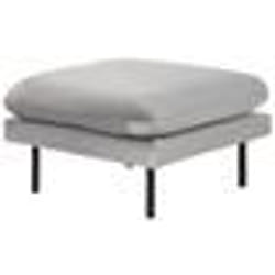 Pouf ottoman 70 x 70 cm en velours gris VINTERBRO