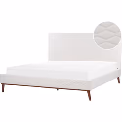 Lit moderne deux places. Ce lit double moderne convient parfaitement à toutes les chambres à coucher et vise un équilibre par ...