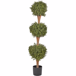 Plante artificielle décorative avec pot. Transformez votre espace avec ce buxus artificiel, une fusion de la nature et de l'a ...