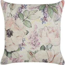 Coussin Boho Décoratif Motif Floral Accessoire 45 x 45 cm Violet Zahriye
