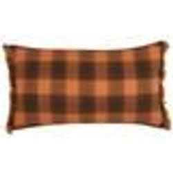 Coussin 40 x 70 cm orange et noir BARJA