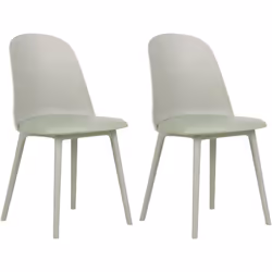 Ensemble de chaises style minimaliste. Le design sobre et élégant de ces chaises de salle à manger en fait un complément idéa ...