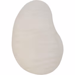 Tapis de sol forme organique style moderne . Fait à la main avec une forme inhabituelle, ce tapis en viscose est le complémen ...