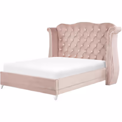 Lit deux places style glamour. Véritablement élégant, ce lit transformera à coup sûr n'importe quelle chambre à coucher en un ...