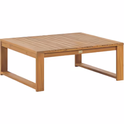 Table basse d'extérieur en bois. Cette table élégante de style moderne est un complément pratique pour un balcon ou un jardin ...