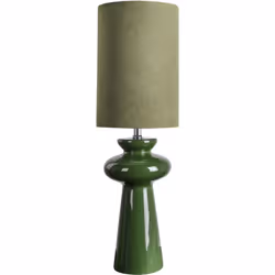 Lampe moderne avec abat-jour en faux daim. Cette lampe de table va changer la donne dans votre décoration intérieure. Fabriqu ...