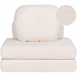 Canapé de sol dépliant pour une personne. Créez un confort polyvalent avec notre canapé de couchage convertible à une place.  ...