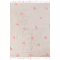 Tapis rectangulaire pour un espace enfants. Fabriqué en coton très doux et confortable pour les petits pieds délicats, ce cha ...