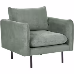 Fauteuil rétro. Ce fauteuil transforme tout salon en un lieu de détente et de loisirs. Doux et confortable grâce à l'assise e ...