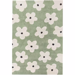 Tapis pour chambre d'enfants. Ajoutez une touche colorée à l'espace de votre enfant avec ce tapis charmant. Avec son motif fl ...