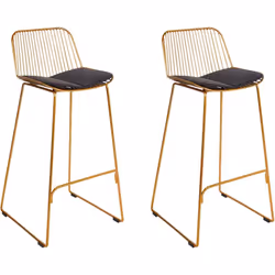 Sièges de bar de style glam. Ravivez votre intérieur avec ces chaises de bar d'inspiration industrielle. Fabriquées en acier  ...