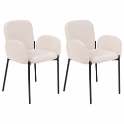 Ensemble de chaises de salle à manger. Donnez de l'allure à votre salle à manger avec cet ensemble de chaises rétro. Revêtues ...