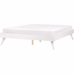 Lit deux places minimaliste. Ce lit minimaliste met en valeur les styles de décoration scandinave, moderne et rustique. Son c ...