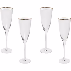 Verres à champagne premium soufflés à la main. Pour les occasions spéciales ou pour rendre chaque occasion spéciale, cet ense ...