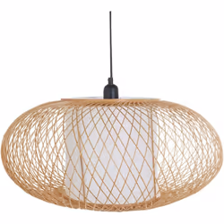 Lampe suspension boho. Injectez une dose d'élégance organique dans votre intérieur avec cette étonnante lampe suspendue en ba ...